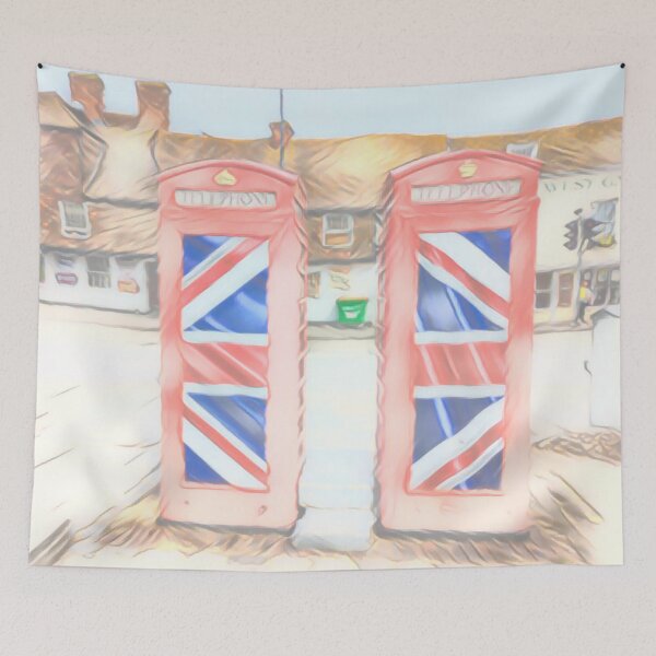 Item preview, Union Jack Phone Boxes In Fine Detail designed and sold by Fearless-Fox.