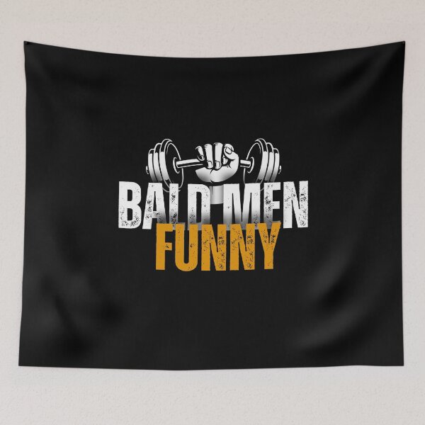 Item preview, Bald man funny  designed and sold by FLOWER--ART.