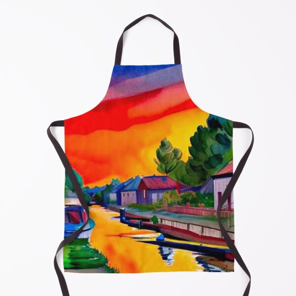 Item preview, Country canal at sunset designed and sold by George Hutton Hunter.