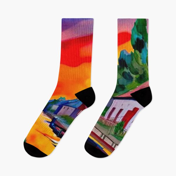 Item preview, Country canal at sunset designed and sold by George Hutton Hunter.
