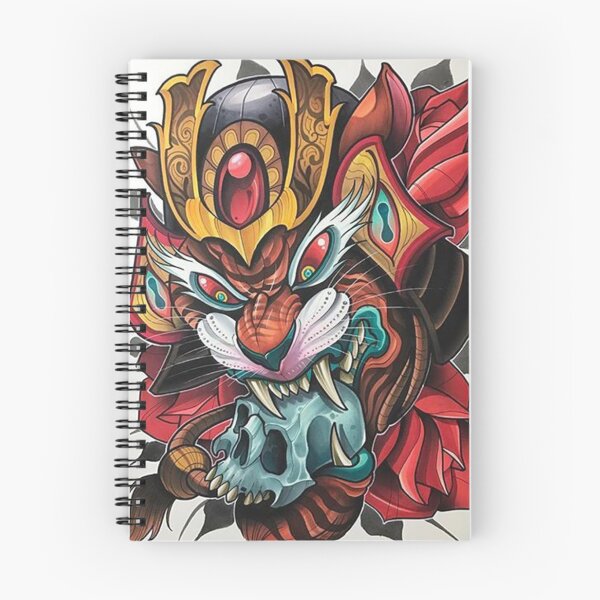 Item preview, Tiger King Skull designed and sold by leen12 Art Designs Prints.