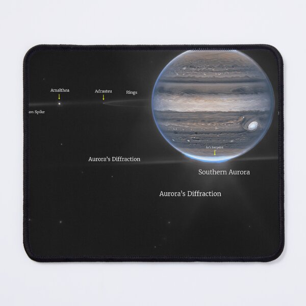 Item preview, STK205143S-Jupiter and the planet's dusty ring system. designed and sold by StocktrekImages.