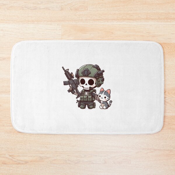 Item preview, Cute skeleton with grey kitty designed and sold by Wxjtecki.
