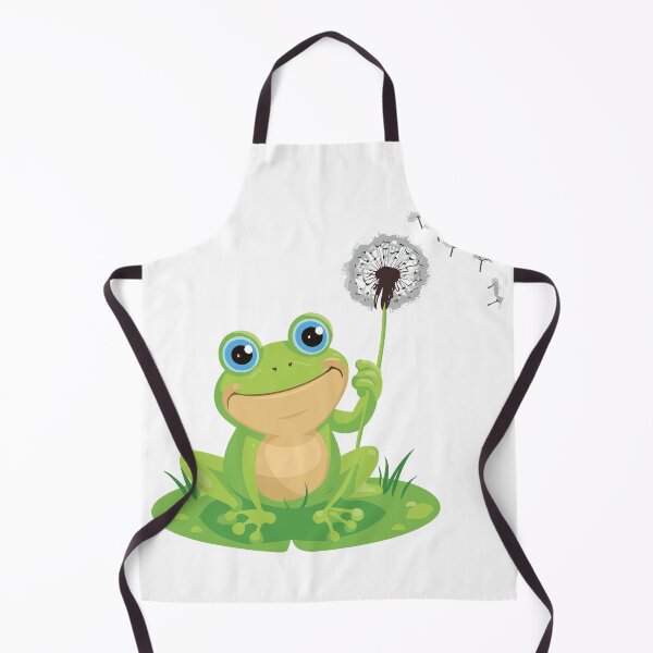 Item preview, Frog with Dandelion Flower designed and sold by NAMIllustrator.