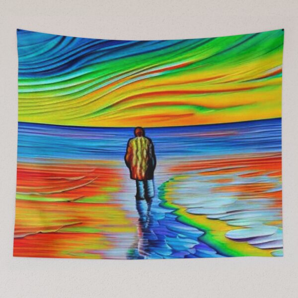 Item preview, Loneliness stands on the beach designed and sold by George Hutton Hunter.