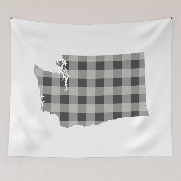 Item preview, Washington Plaid in Gray designed and sold by Maren Misner.