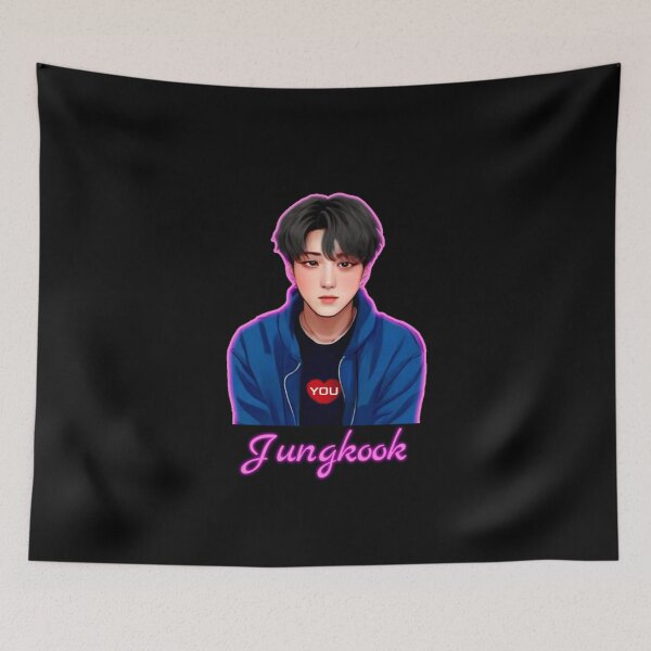 Item preview, Jungkook Shy Neon designed and sold by Bielzisimo.
