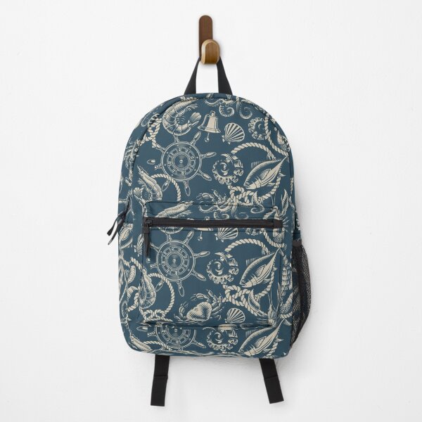 Item preview, Nautical Ocean Bounty - Marine Life Pattern Design designed and sold by RuyaFab.