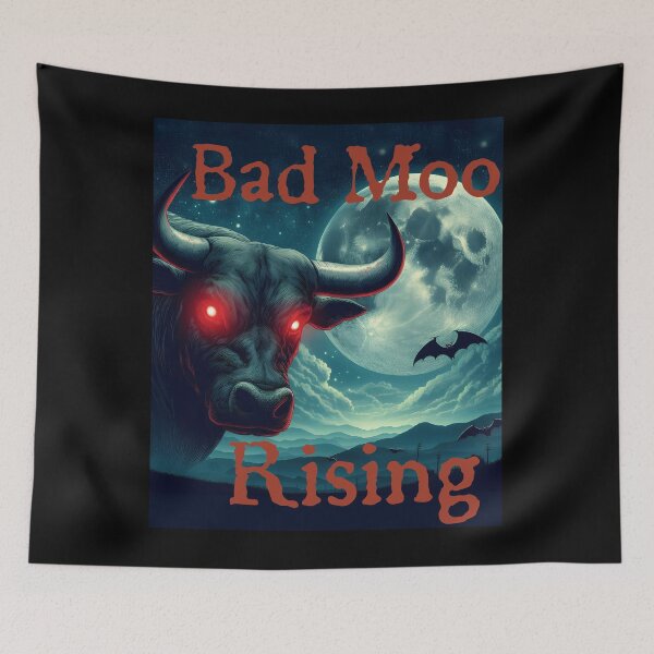 Item preview, Bad Moo Rising - Unholy Cow! designed and sold by Matthew Kinnersly.
