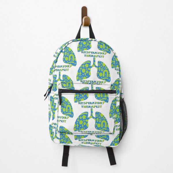 Item preview, Blue yellow flower power Respiratory Therapist designed and sold by natnat7w.