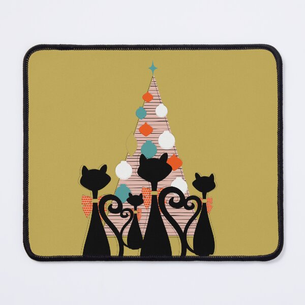 Artikelvorschau, Weihnachtsfamilienkatzen entworfen und verkauft von Claudia S. Design.