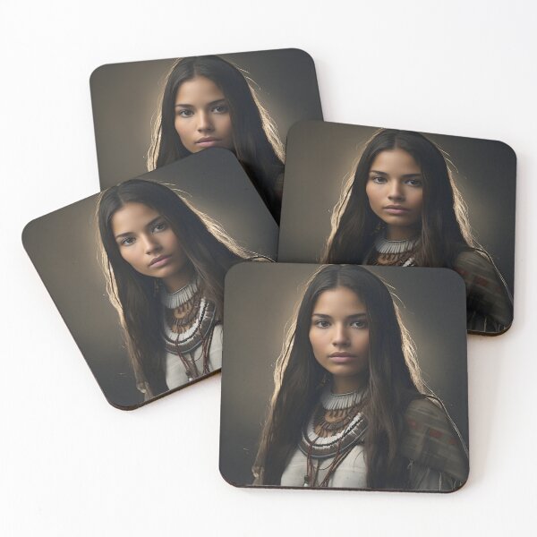 Item preview, stunning stock photo of american indian woman designed and sold by dcrc.