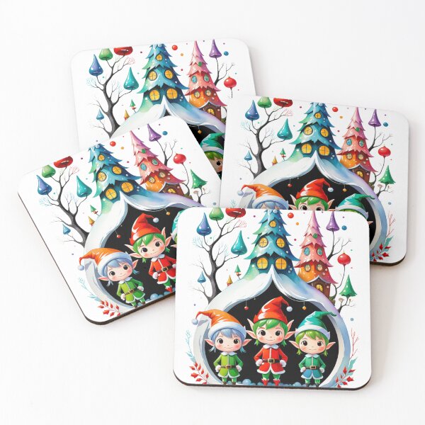 Item preview, Jingle Elves: Adorable Yuletide Mischief Unleashed designed and sold by Art3dLabs.