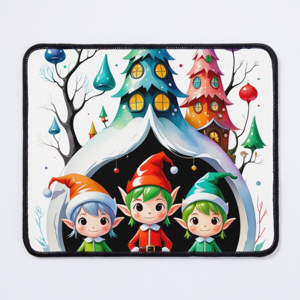 Item preview, Jingle Elves: Adorable Yuletide Mischief Unleashed designed and sold by Art3dLabs.
