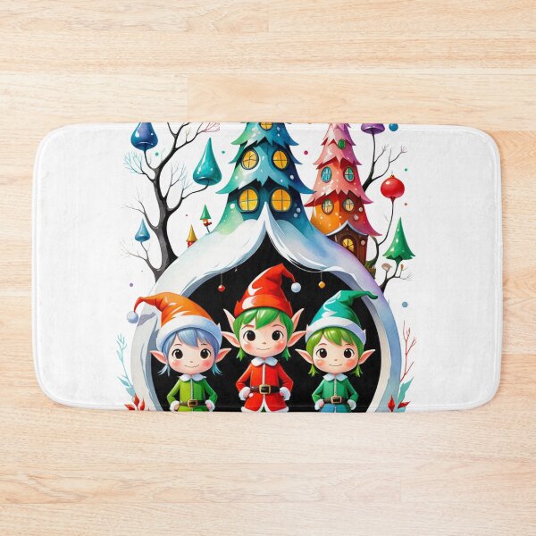 Item preview, Jingle Elves: Adorable Yuletide Mischief Unleashed designed and sold by Art3dLabs.