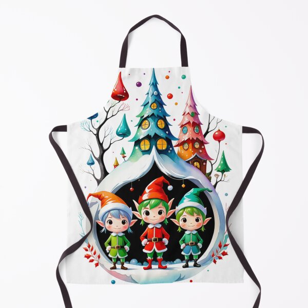 Item preview, Jingle Elves: Adorable Yuletide Mischief Unleashed designed and sold by Art3dLabs.