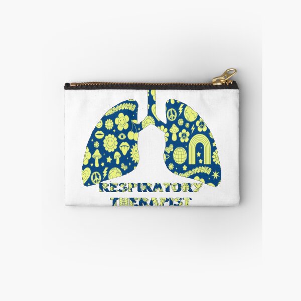Item preview, Dark Blue yellow flower power Respiratory Therapist designed and sold by natnat7w.