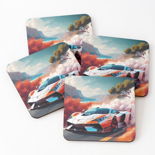 Item preview, Wheels of Fire: Digital Art that Turns Sports Cars into Flame Spectacles among Clouds. designed and sold by Artedig.