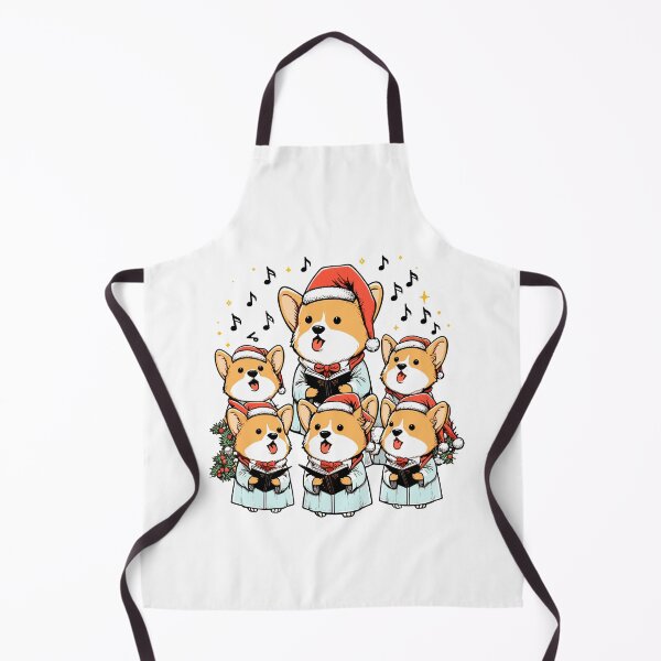 Artikelvorschau, Corgi Carolers Weihnachten singende Hundechorroben entworfen und verkauft von Frank Ring.