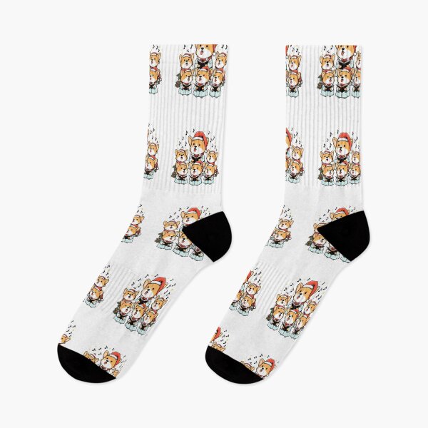 Item preview, Corgi Carolers Christmas Singing Dog Choir Robes designed and sold by Frank Ring.