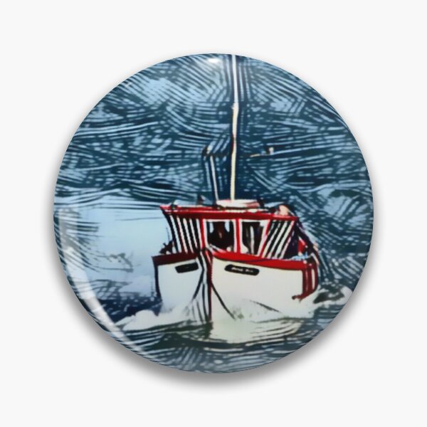 Item preview, Fishing Boat Returns In Line Design designed and sold by Fearless-Fox.