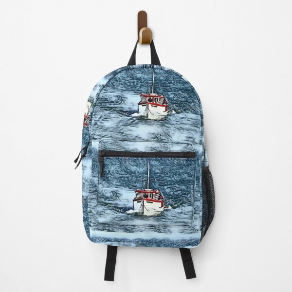 Item preview, Fishing Boat Returns In Line Design designed and sold by Fearless-Fox.