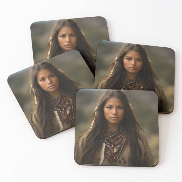 Item preview, stunning stock photo of american indian woman designed and sold by dcrc.