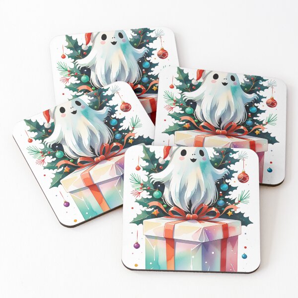 Item preview, Present Spirits: Adorable Christmas Ghostly Charm designed and sold by Art3dLabs.