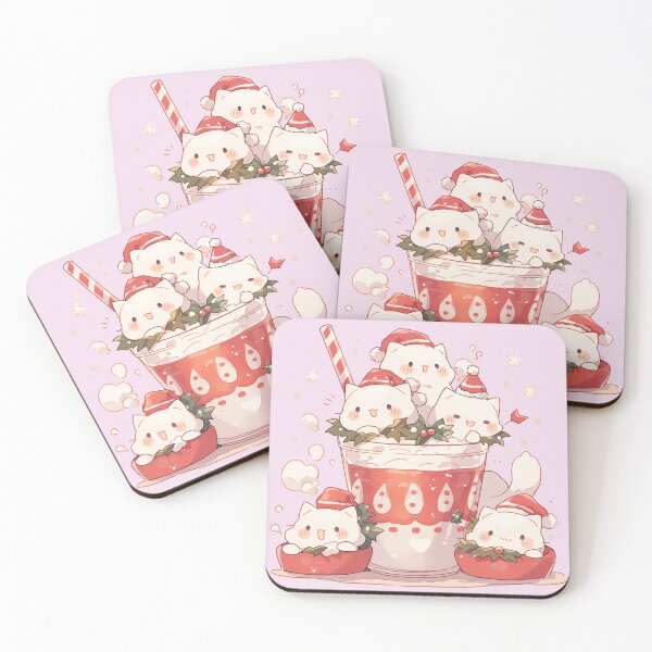 Item preview, Meowy Strawberry Xmas designed and sold by Mindterest.