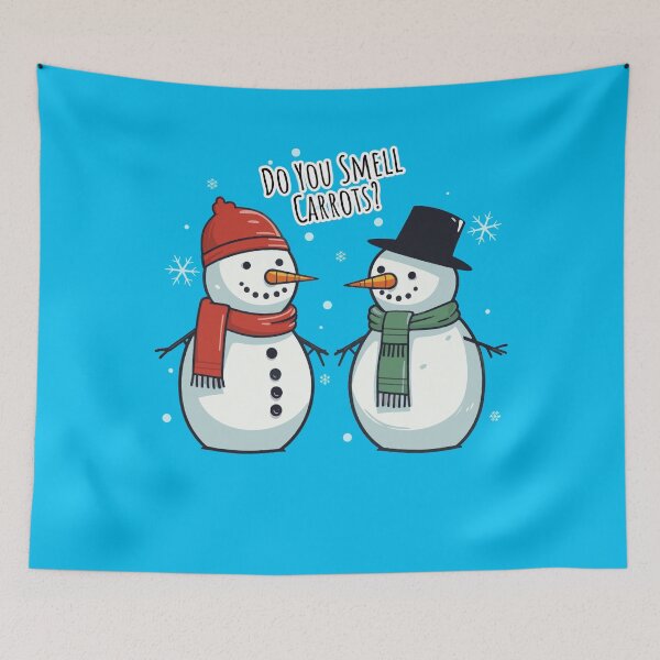 Item preview, Chilly Banter - Snowmen Carrot Chat designed and sold by Sir Meow Meow.