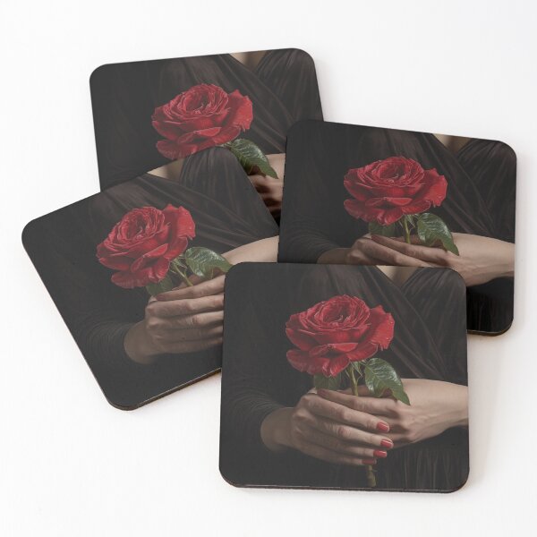 Item preview, Crimson Reverie: Grace in Noir designed and sold by ArtGetGallery.