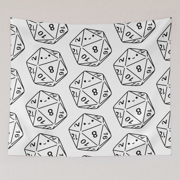 Item preview, D20 - ROLL FOR JOY! designed and sold by doodlesbyben.