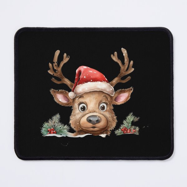 Artikelvorschau, Spähender Weihnachtshirsch entworfen und verkauft von DigitalByEb.