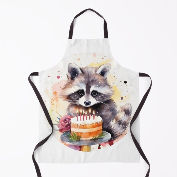 Item preview, Happy Birthday Raccoon designed and sold by AngelinaBezm.