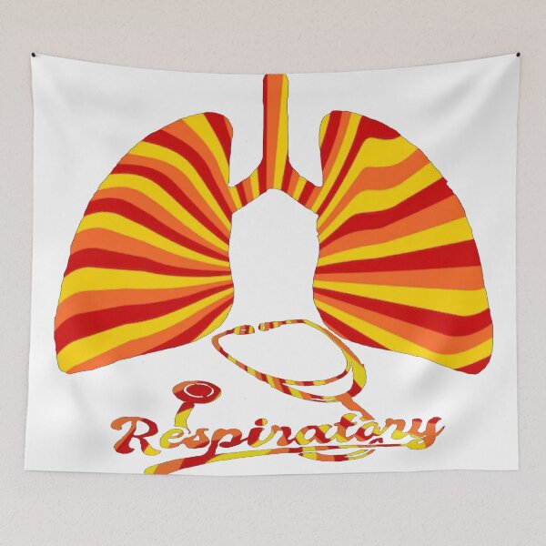 Item preview, Orange Red Stripped Respiratory designed and sold by natnat7w.