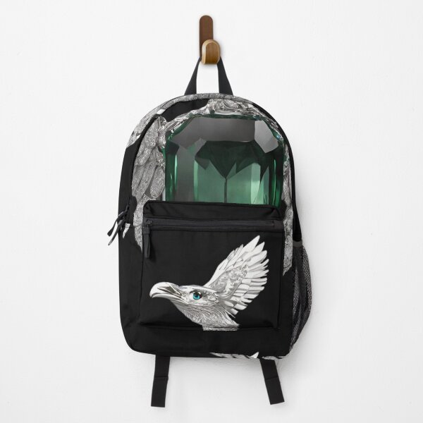 Item preview, Beautiful Eagle with Emerald Eyes and Emerald body designed and sold by Aquillashop.