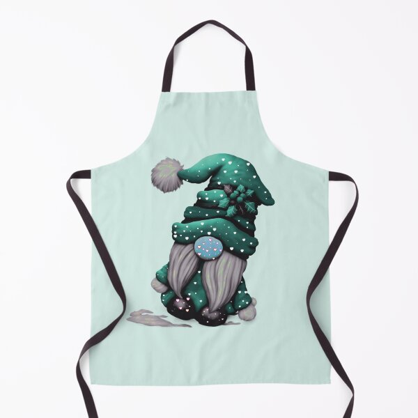 Item preview, Cute Green Santa Christmas Gnome designed and sold by ShreecreatE.