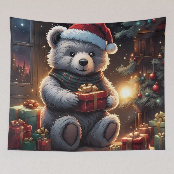 Item preview, Teddy celebrating Christmas designed and sold by Colin Bentham.