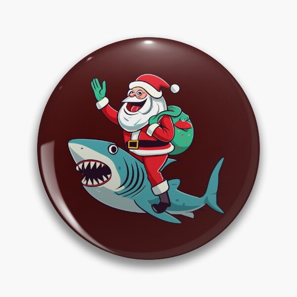 Item preview, Santa Claus on shark designed and sold by jkrphoto.