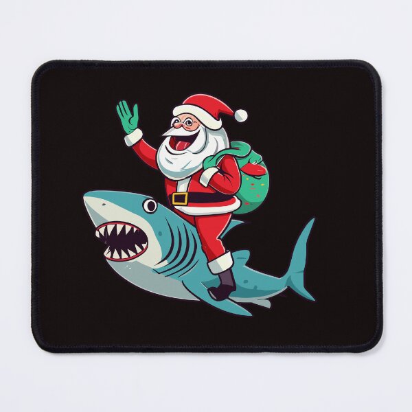 Item preview, Santa Claus on shark designed and sold by jkrphoto.