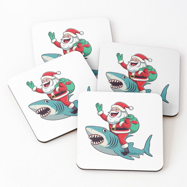 Item preview, Santa Claus on shark designed and sold by jkrphoto.
