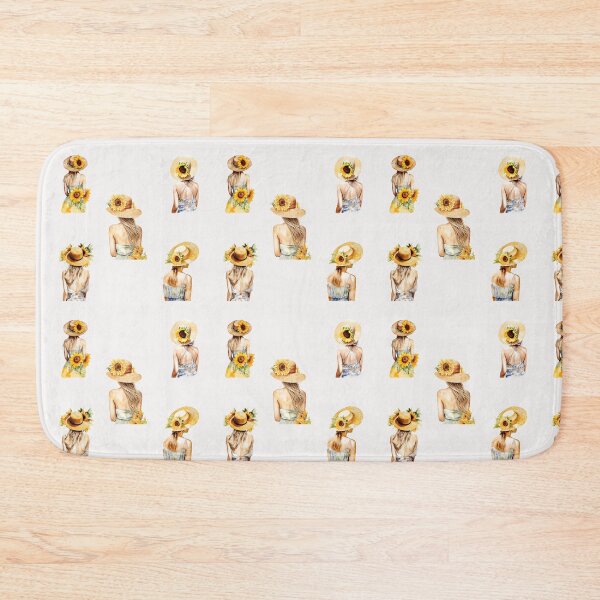 Item preview, girl with sunflower hat designed and sold by huape.