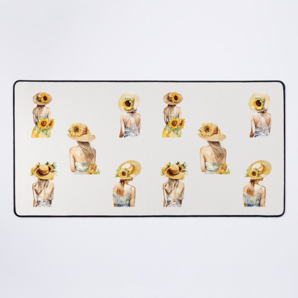 Item preview, girl with sunflower hat designed and sold by huape.