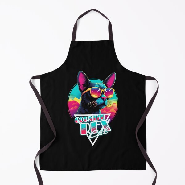 Item preview, Retro Wave Cornish Rex Cat Miami Design designed and sold by RedDesignSyc.