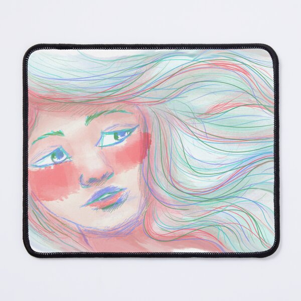 Item preview, girl with colorful designed and sold by Lohane-M.