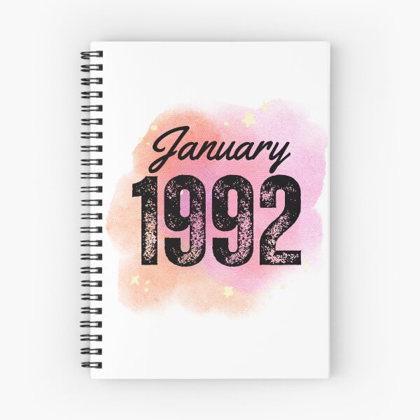 Item preview, January 1992 Birthday designed and sold by NumbersFort.