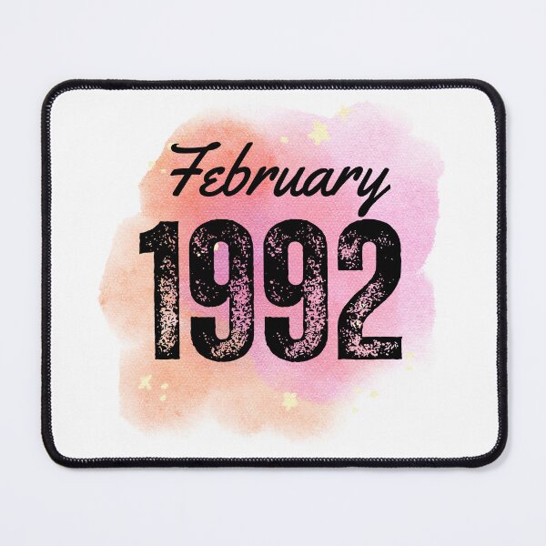 Item preview, February 1992 Birthday designed and sold by NumbersFort.