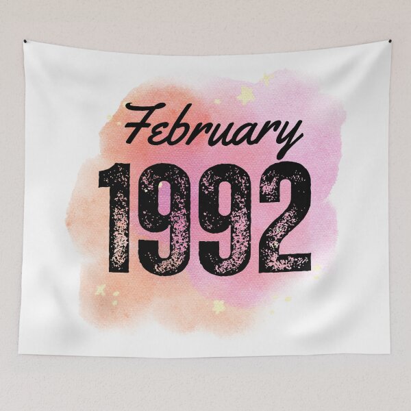 Item preview, February 1992 Birthday designed and sold by NumbersFort.