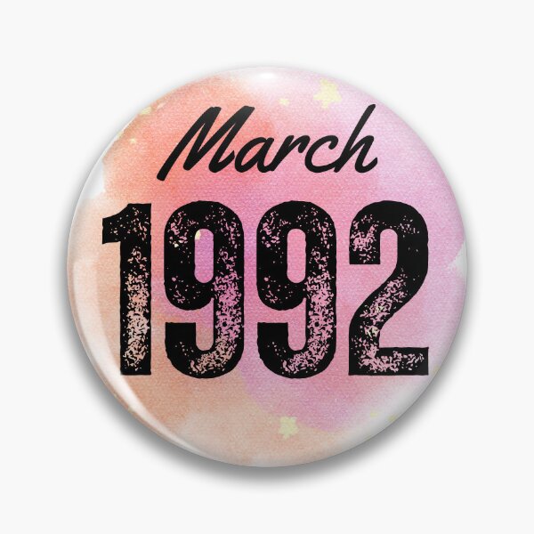 Item preview, March 1992 Birthday designed and sold by NumbersFort.