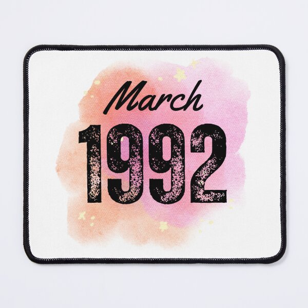 Item preview, March 1992 Birthday designed and sold by NumbersFort.